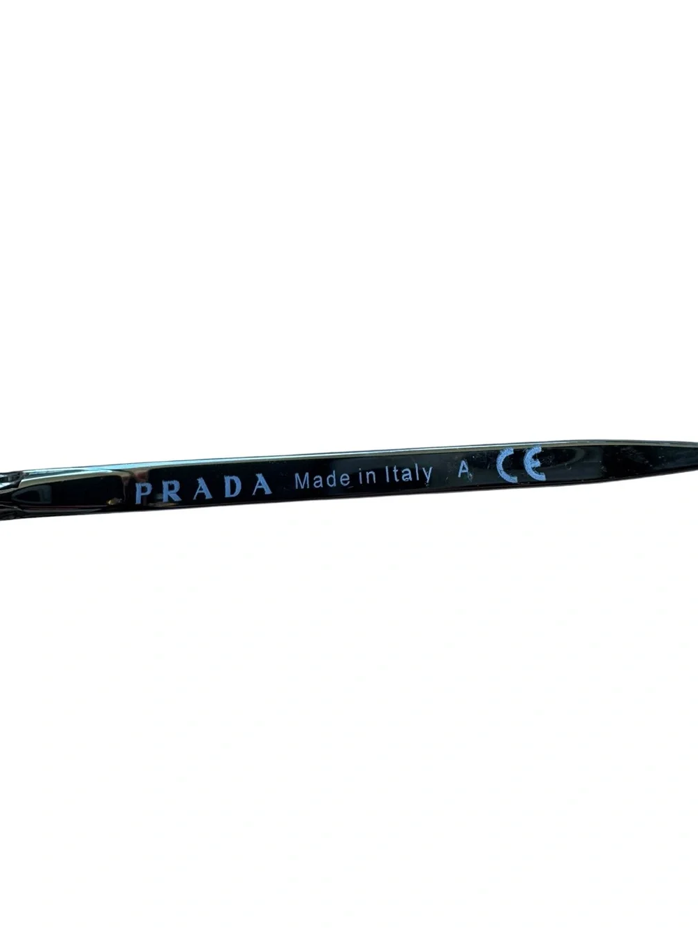 Prada Women's SPR51T SPR/51T Square Sunglasses Metallized Gold-Black
